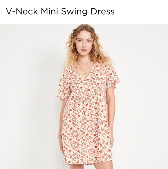 Old Navy VNeck Swing Dress 3XL - Picture 1 of 2